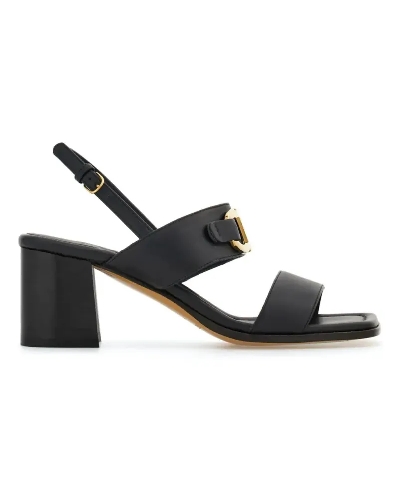 Ferragamo Clogs mit Gancini-Schnalle - Schwarz Schwarz