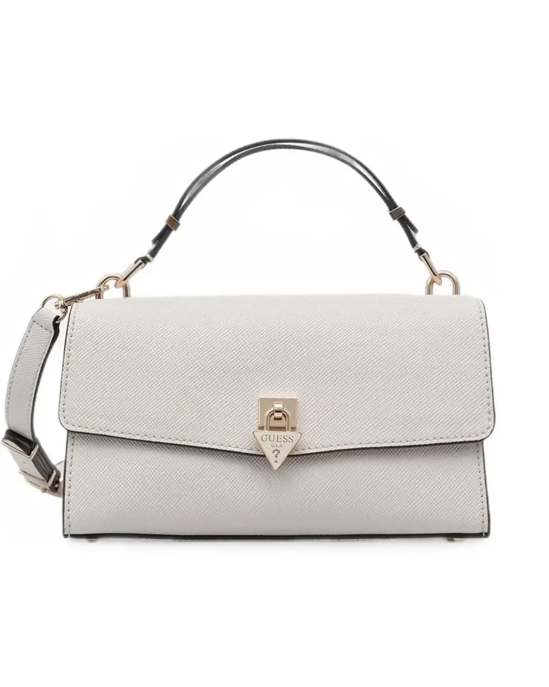 Guess Patsie logo-plaque shoulder bag - Weiß Weiß