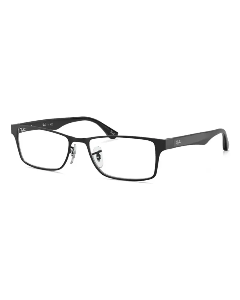 Ray Ban Brille mit eckigem Gestell - Schwarz Schwarz