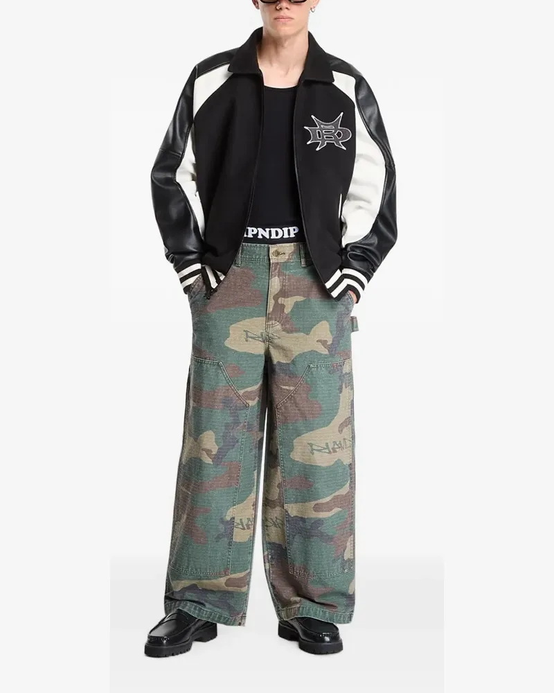 Ripndip Claws camo-print carpenter jeans - Grün Grün