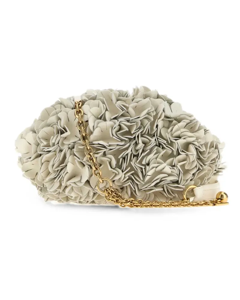 Chloé Plissierte Schultertasche - Weiß Weiß
