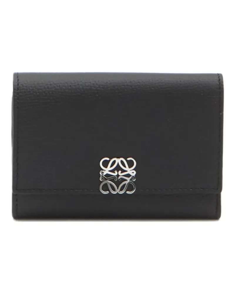 Loewe Portemonnaie aus Leder - Schwarz Schwarz
