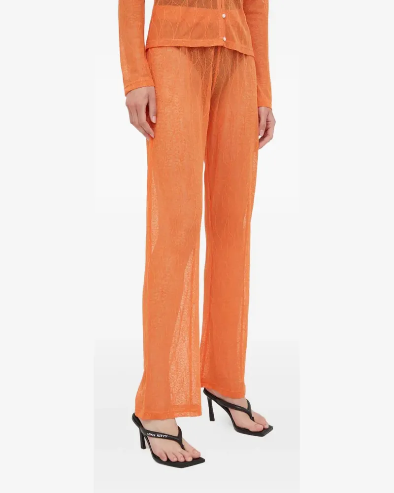Résumé openwork trousers - Orange Orange
