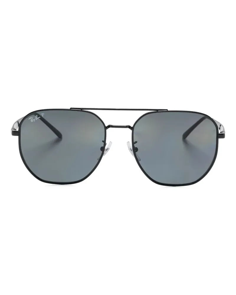 Ray Ban Getönte Pilotenbrille - Schwarz Schwarz