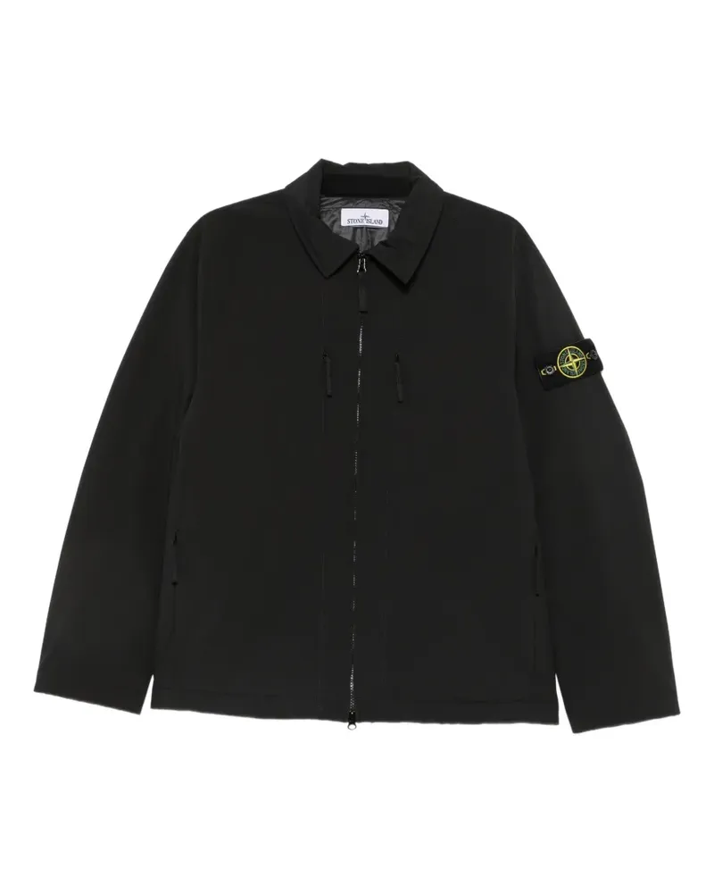 Stone Island Jacke mit Reißverschluss - Schwarz Schwarz