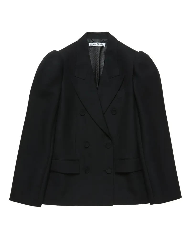 Acne Studios Doppelreihiges Sakko - Schwarz Schwarz