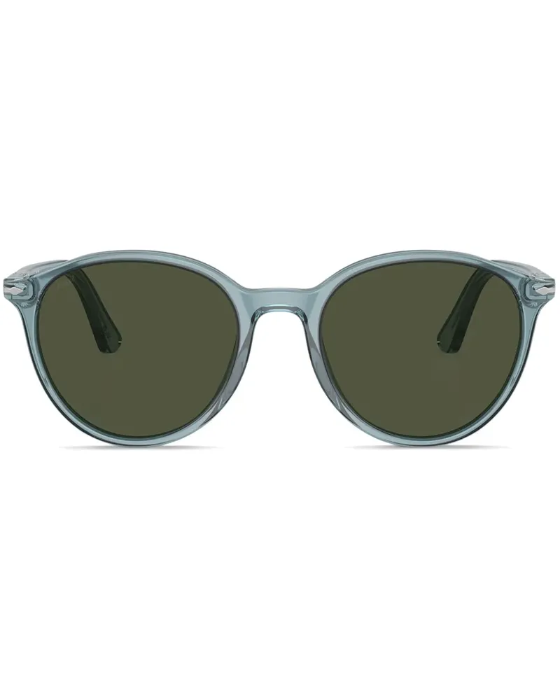 Persol Sonnenbrille mit rundem Gestell - Blau Blau