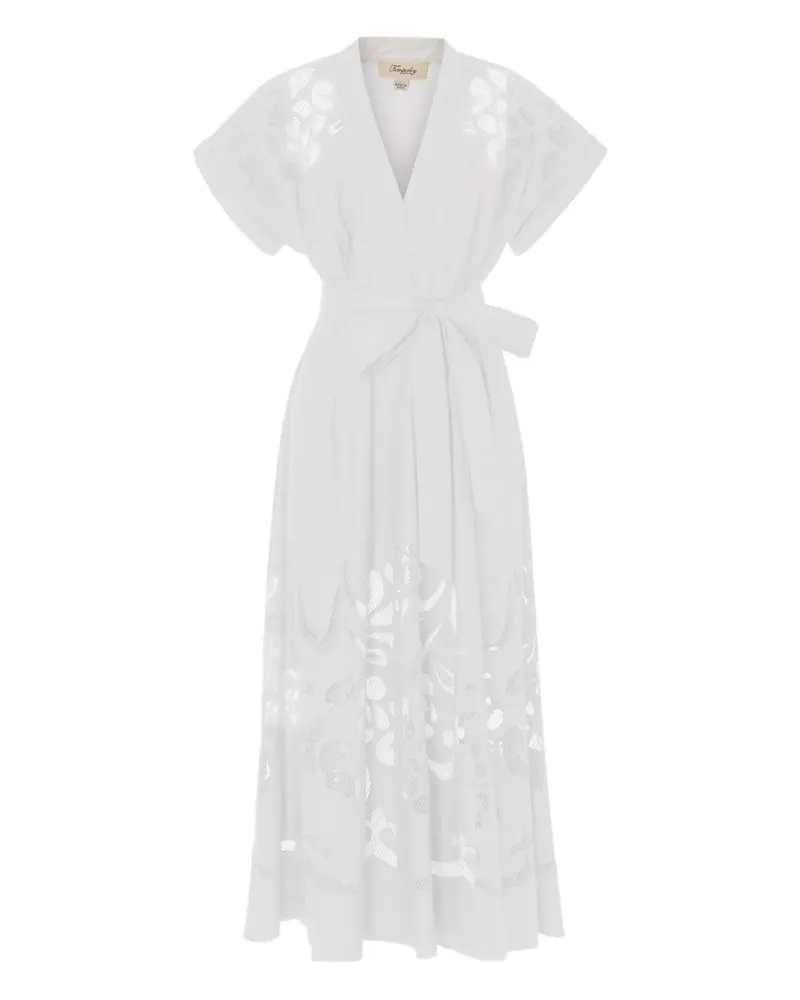Temperley London Nelle Kleid - Weiß Weiß
