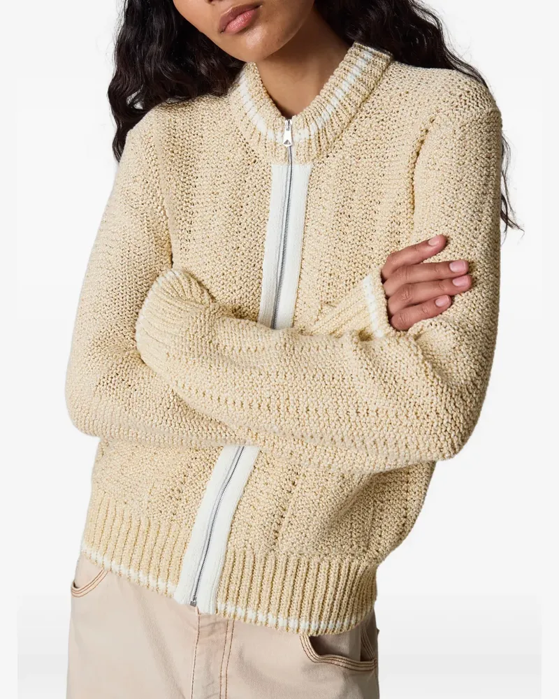 Paul Smith Cardigan mit Reißverschluss - Nude Nude