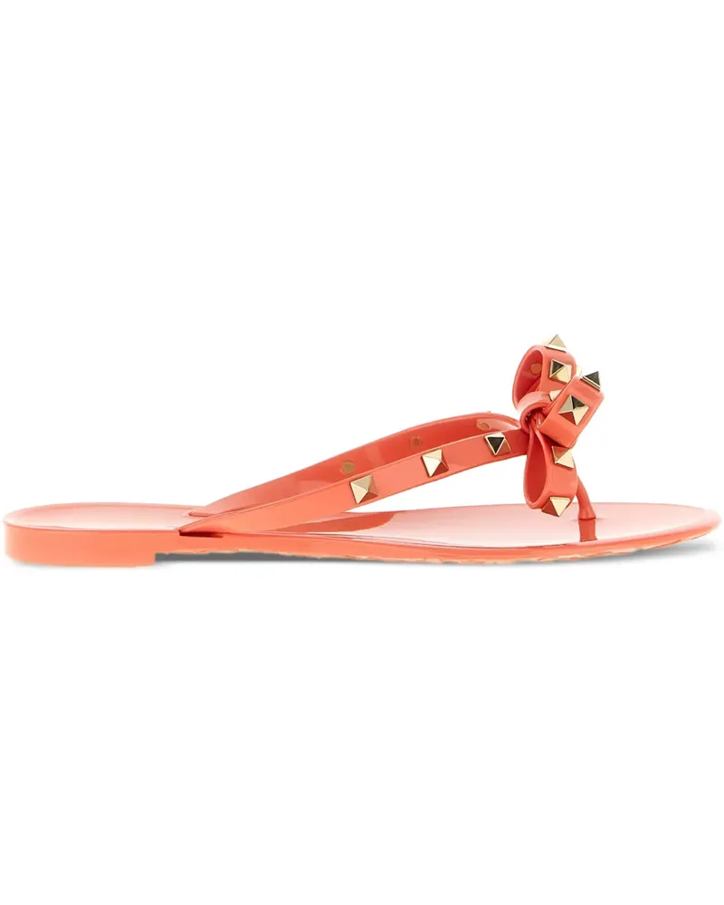Valentino Garavani Rockstud slides - Orange Orange