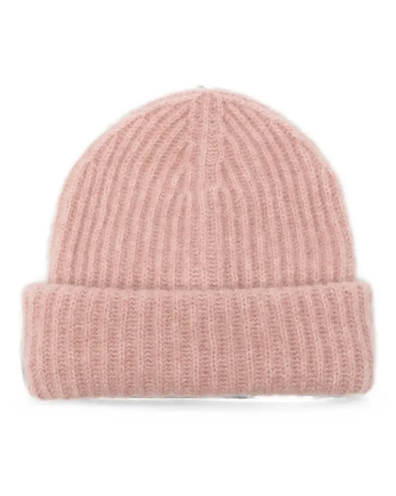 Roberto Collina ribbed-knit beanie hat - Rosa Rosa