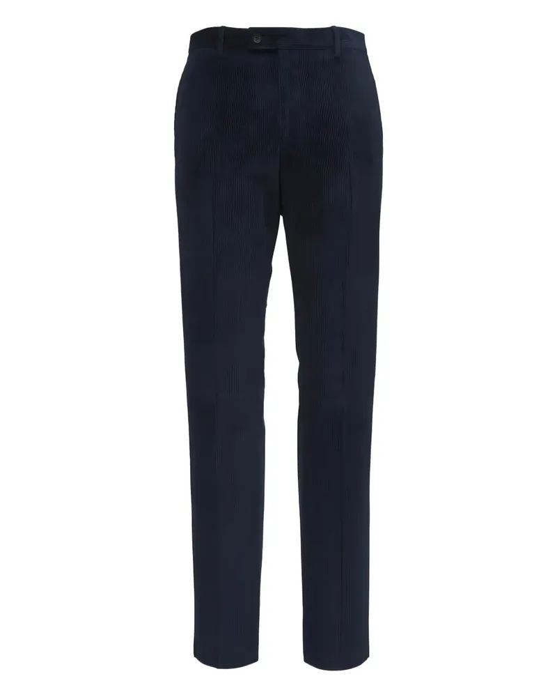 Maurizio Baldassari corduroy-texture trousers - Blau Blau