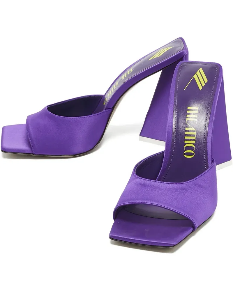 ATTICO Devon square toe slides sandals - Violett Violett