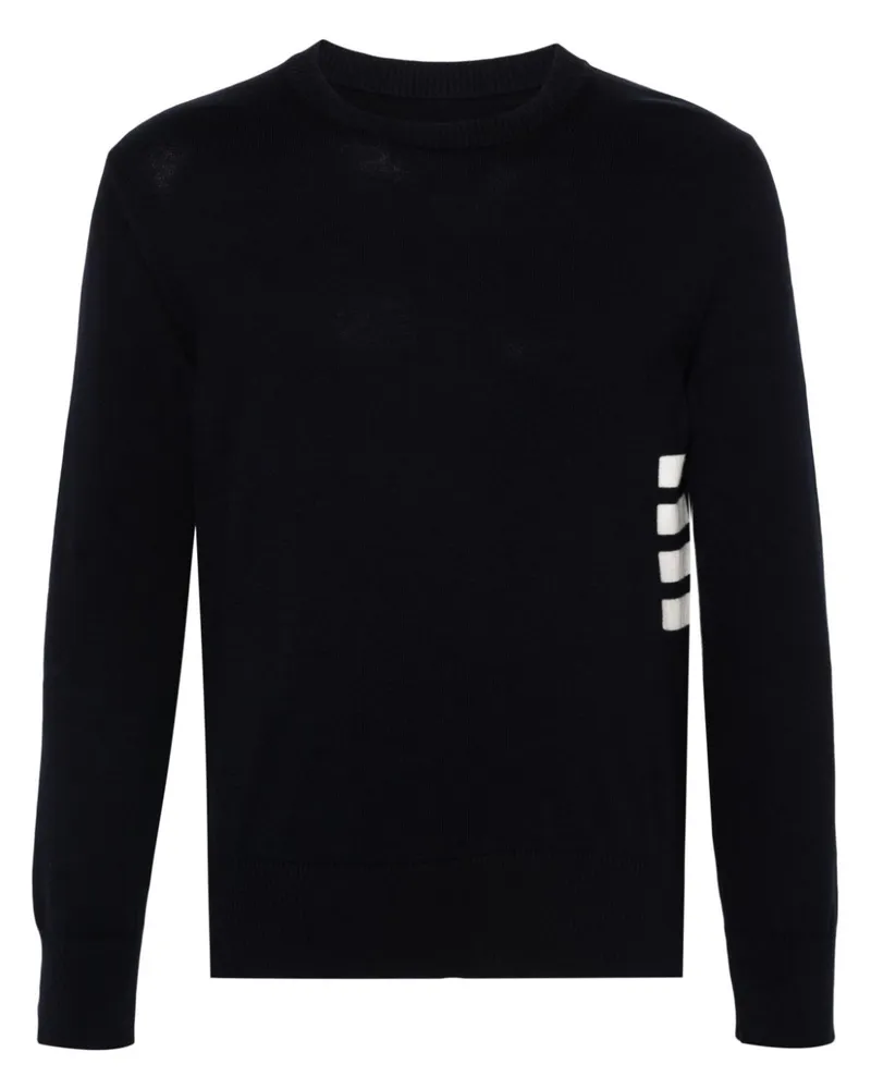 Thom Browne Pullover mit Streifen Blau
