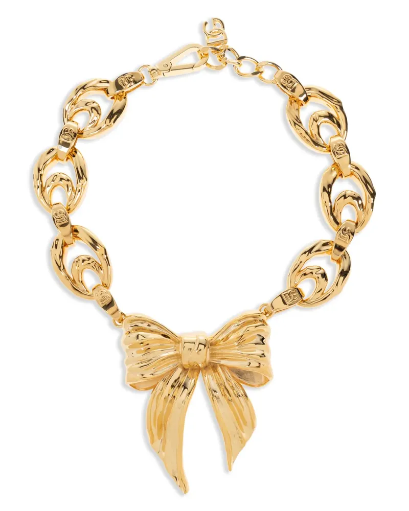Dolce & Gabbana Bow Halskette - Gold Gold