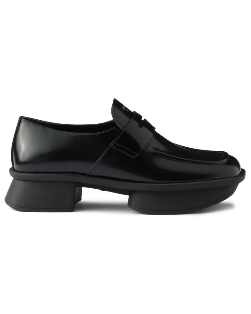 Prada Loafer aus Leder - Schwarz Schwarz