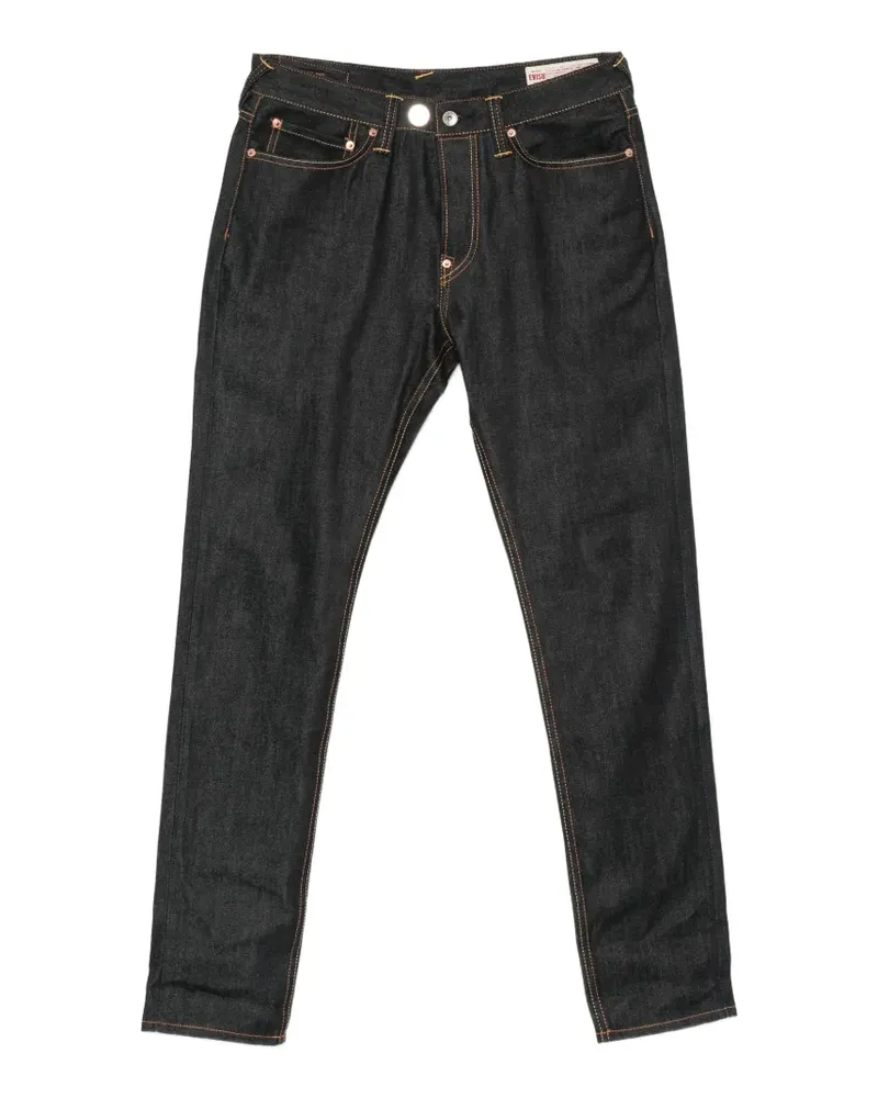 Evisu logo-print jeans - Blau Blau