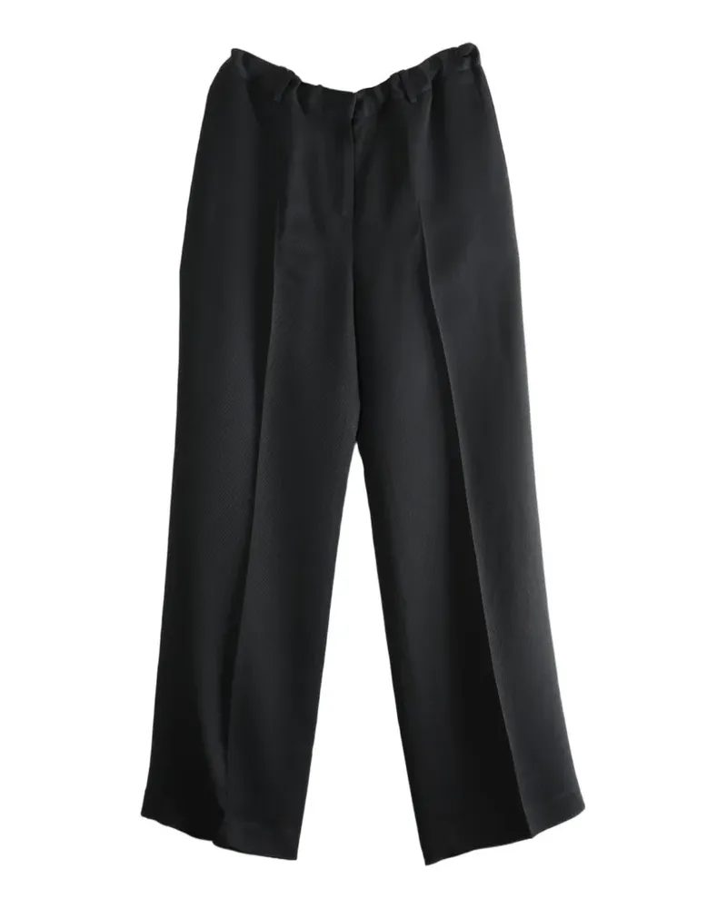 Calvin Klein Fernanda pressed-crease wide-leg trousers - Schwarz Schwarz