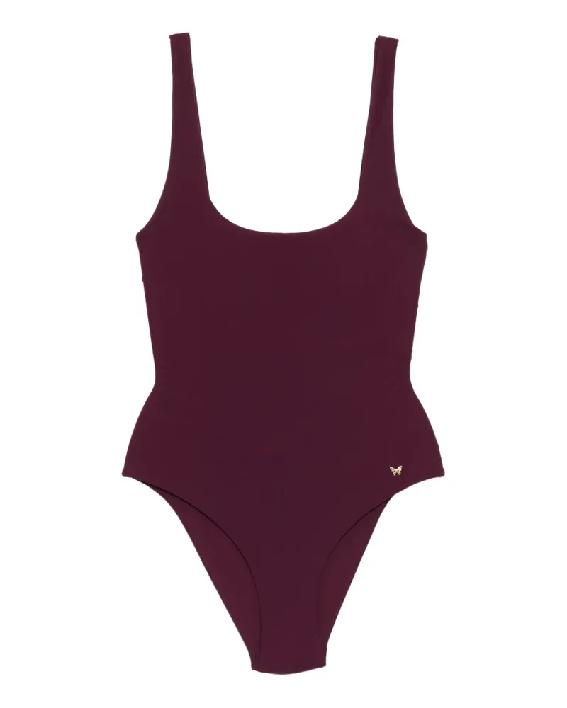 Kiki De Montparnasse lace-up swimsuit - Violett Violett