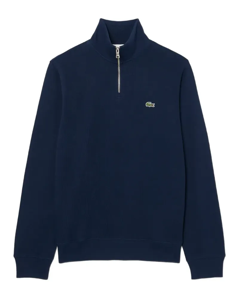 Lacoste Sweatshirtjacke mit Stehkragen - Blau Blau