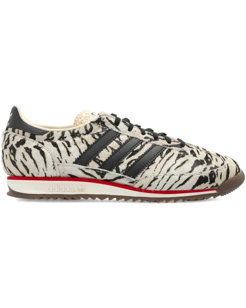 adidas SL 72 OG animal-print leather sneakers - Nude Nude
