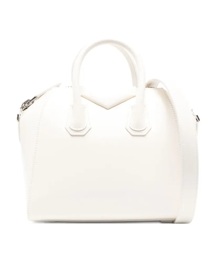 Givenchy mini Antigona leather tote bag - Weiß Weiß