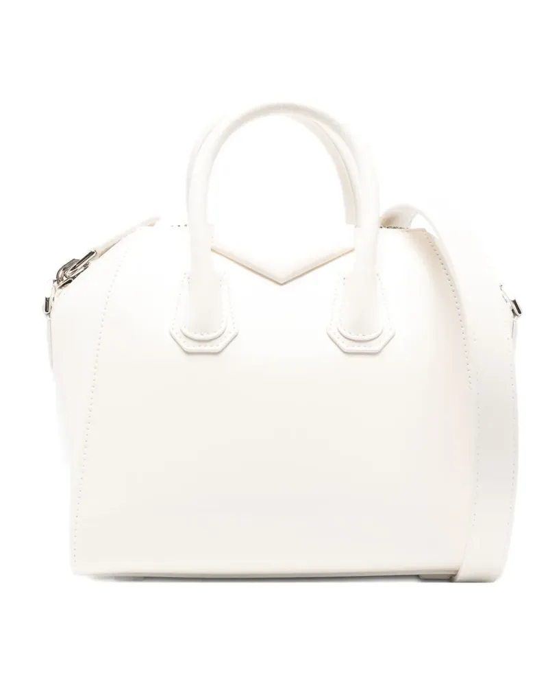 Givenchy mini Antigona leather tote bag - Weiß Weiß