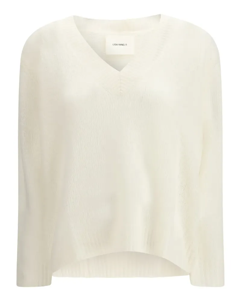 Lisa Yang Leona V-neck sweater - Nude Nude