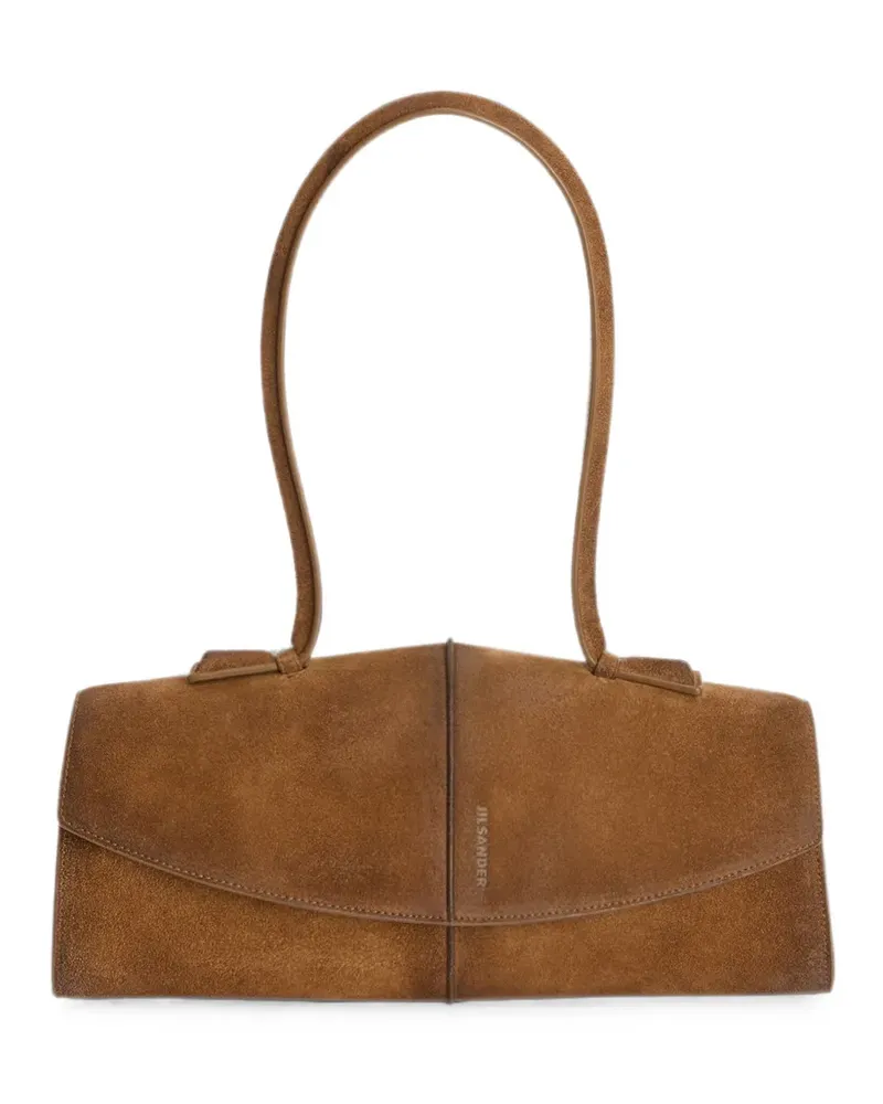 Jil Sander Linea Schultertasche - Braun Braun