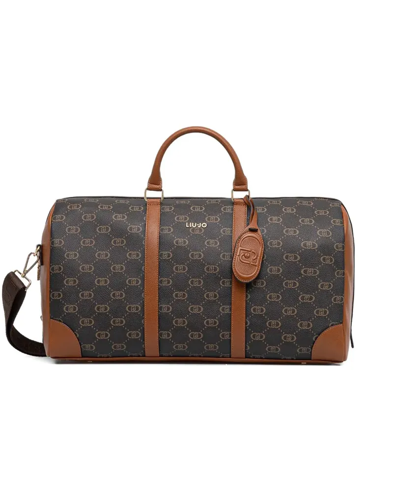 Liu Jo monogram-pattern top-handle luggage - Braun Braun