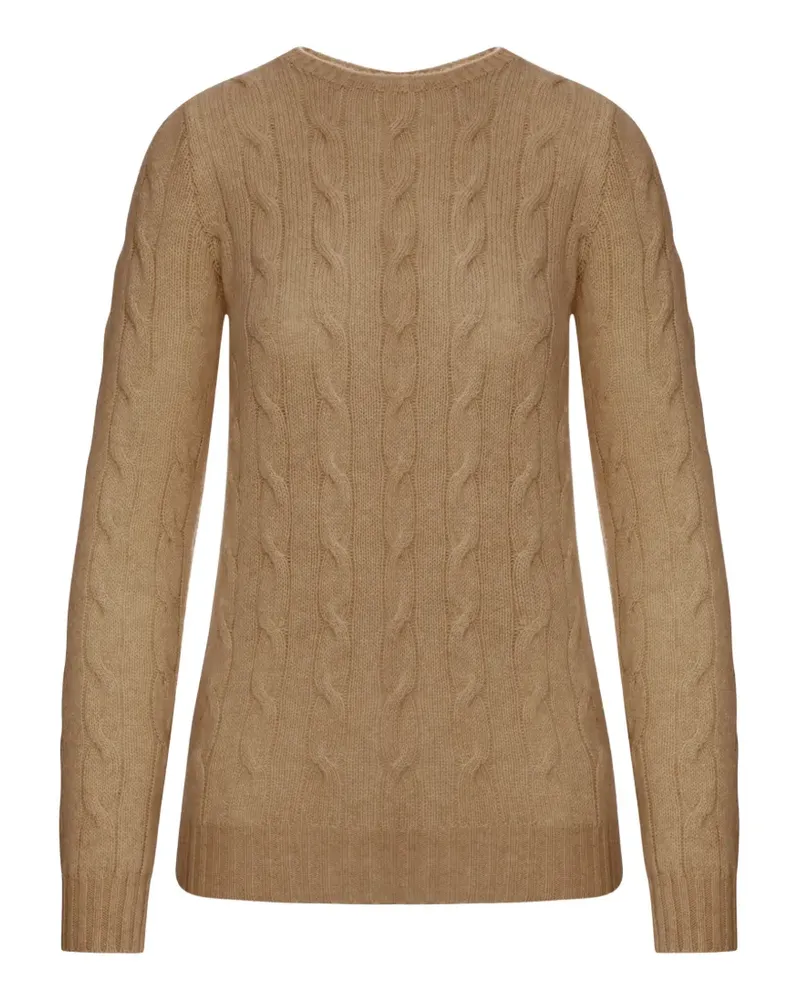 Ralph Lauren Pullover mit Zopfmuster - Braun Braun