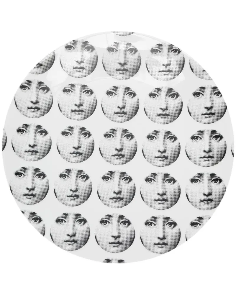 Fornasetti Tema e Variazioni n.197 Teller Weiß