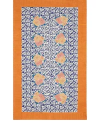 Lisa Corti Arabesque Tischdecke (140cm x 240cm Blau