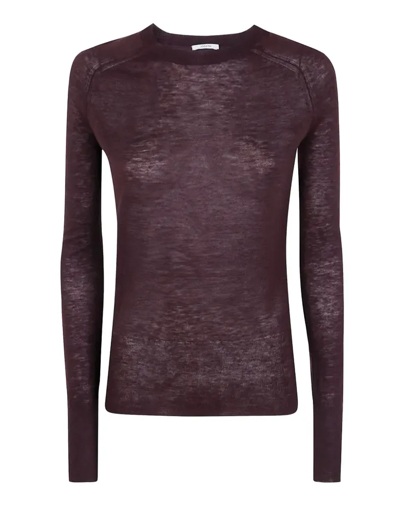 Joseph Geras Cashair Pullover mit rundem Ausschnitt - Violett Violett