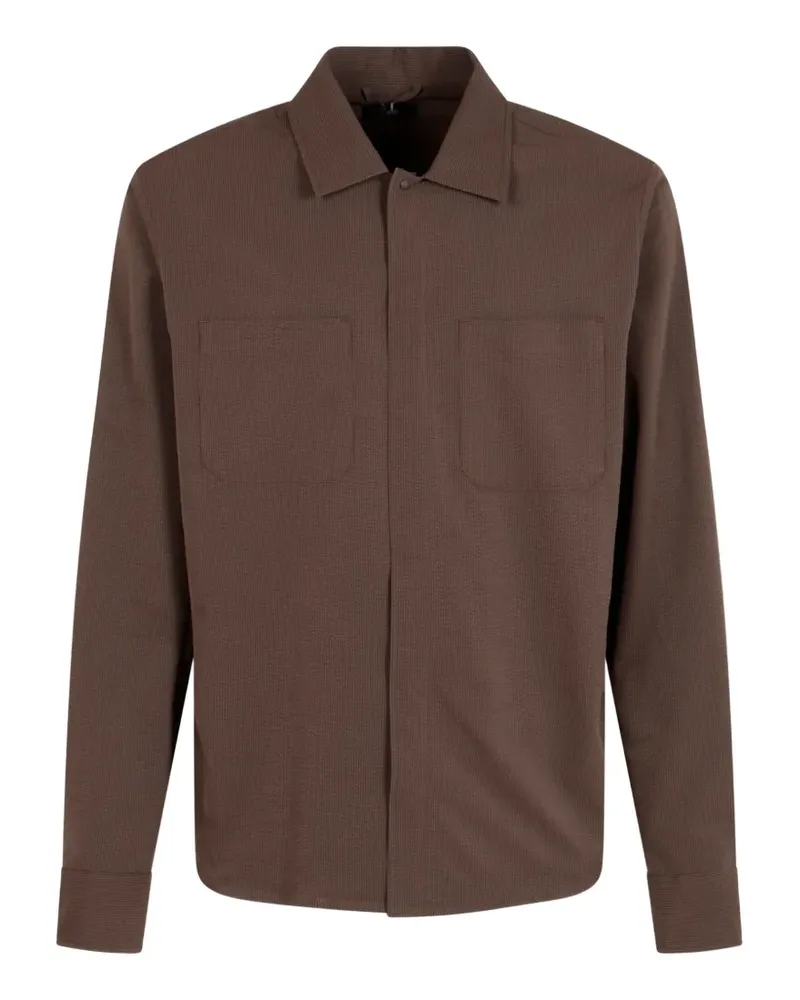 Herno chest-pocket shirt - Braun Braun