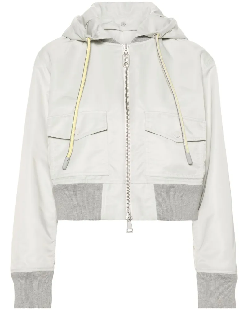 Moncler Briseo Bomberjacke aus Satin - Nude Nude