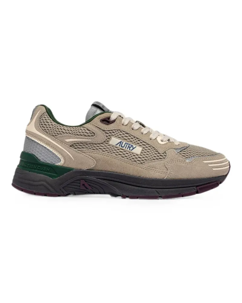 AUTRY Hyperway mesh-panel low-top sneakers - Nude Nude