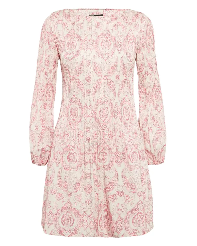 Maje Pre-owned Kleid mit Print - Weiß Weiß