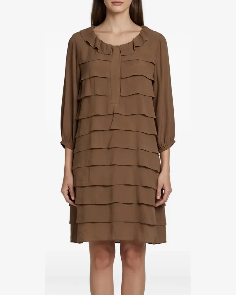 Sandro tiered shift mini dress - Braun Braun