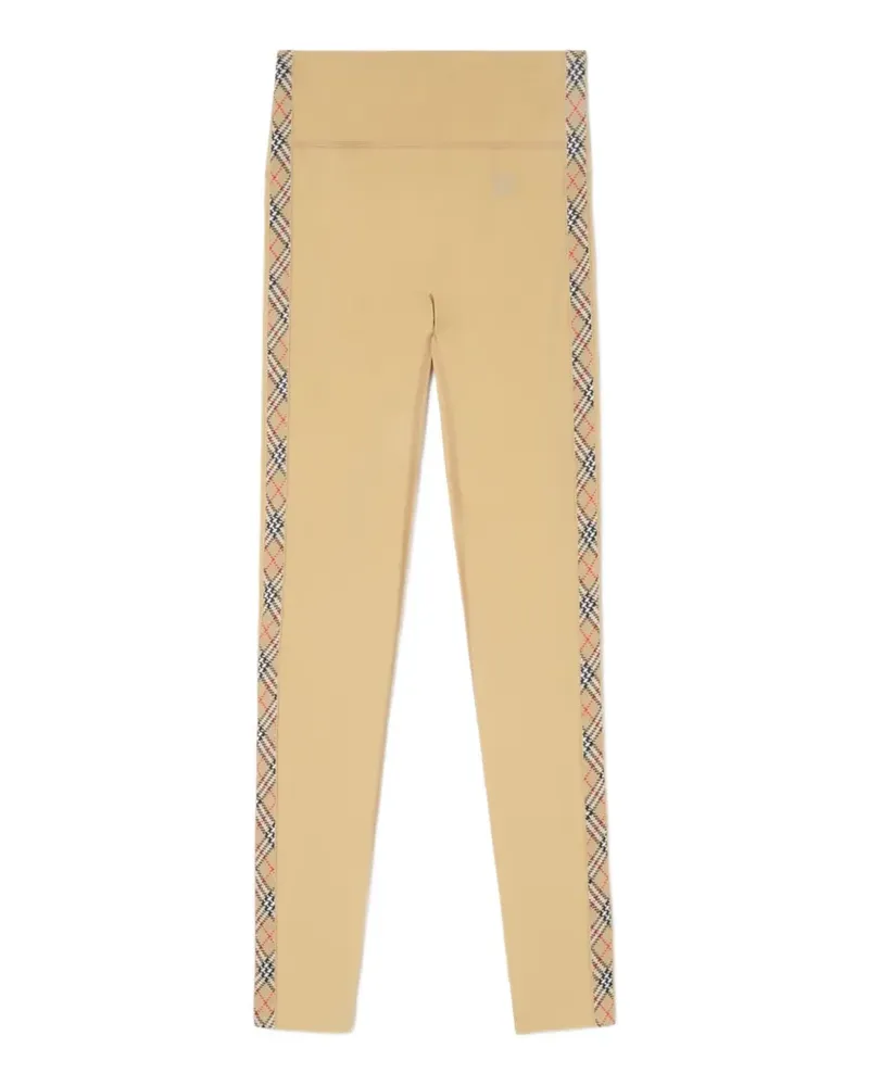 Burberry Leggings mit karierten Details - Nude Nude