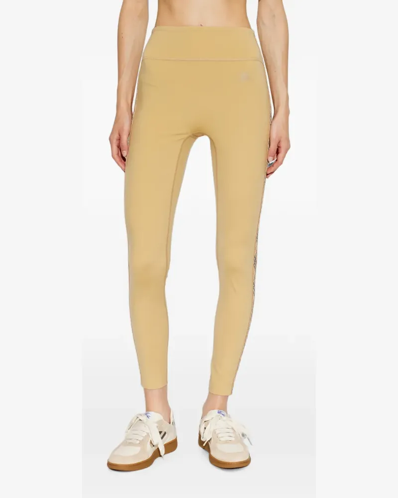 Burberry Leggings mit karierten Details - Nude Nude