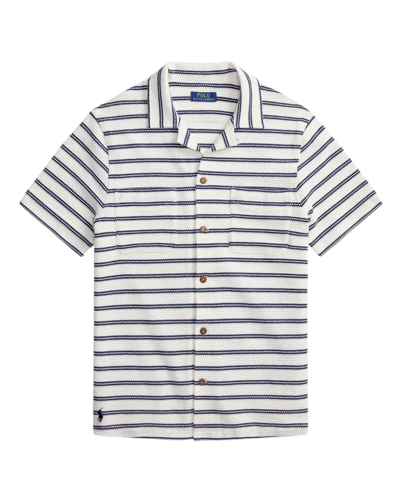 Ralph Lauren Gestreiftes Hemd mit Brusttasche - Nude Nude