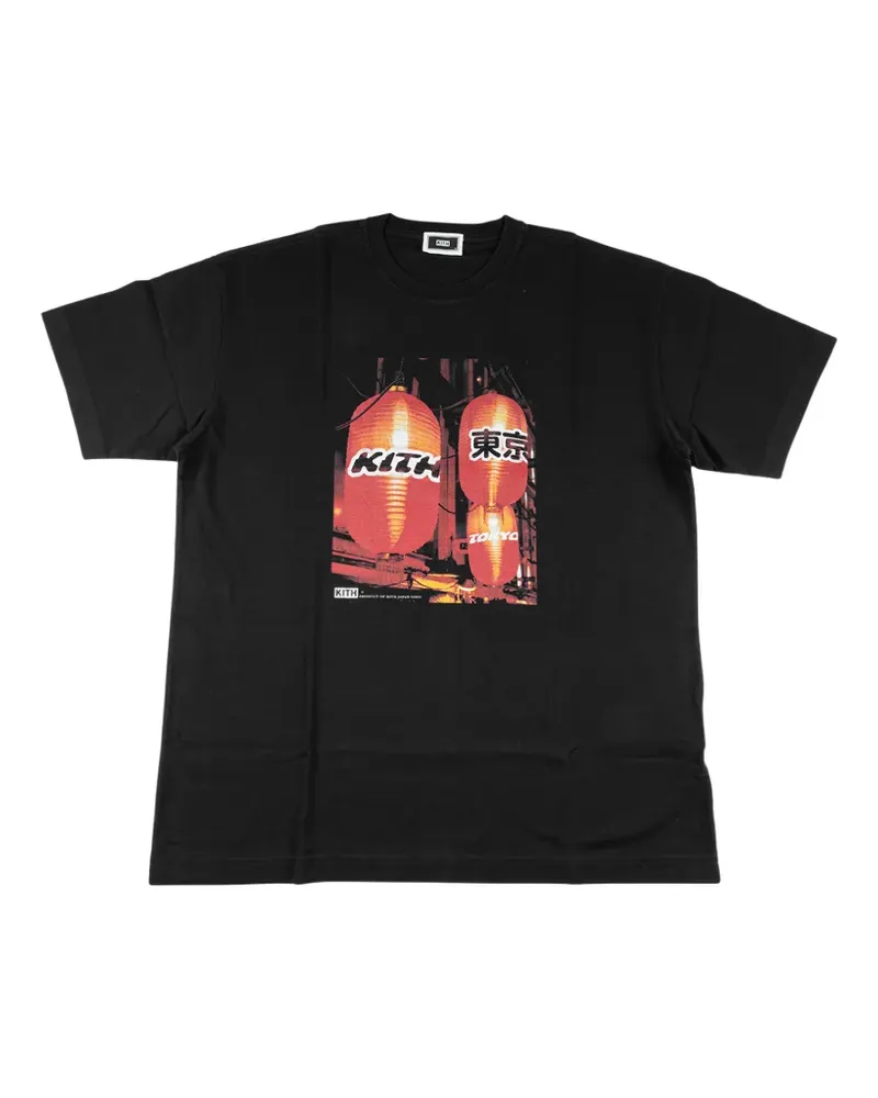 KITH Tokyo Lantern Lights T-shirt - Schwarz Schwarz
