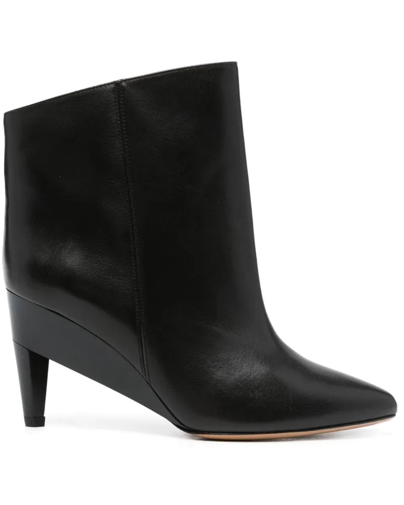 Isabel Marant Stiefel mit spitzer Kappe 80mm - Schwarz Schwarz