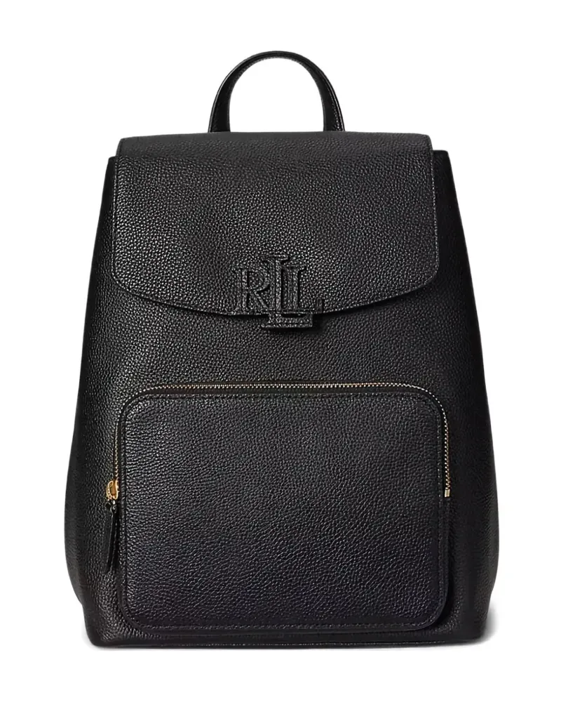 Ralph Lauren medium Cameryn logo-embossed backpack - Schwarz Schwarz