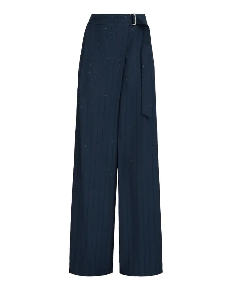 Brunello Cucinelli Hose mit Pailletten - Blau Blau