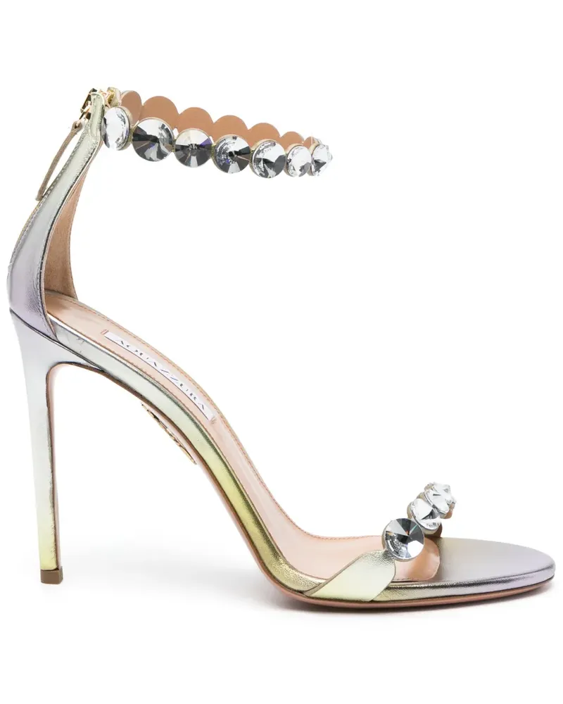 Aquazzura Maxi-Tequila Sandalen 105mm - Gelb Gelb