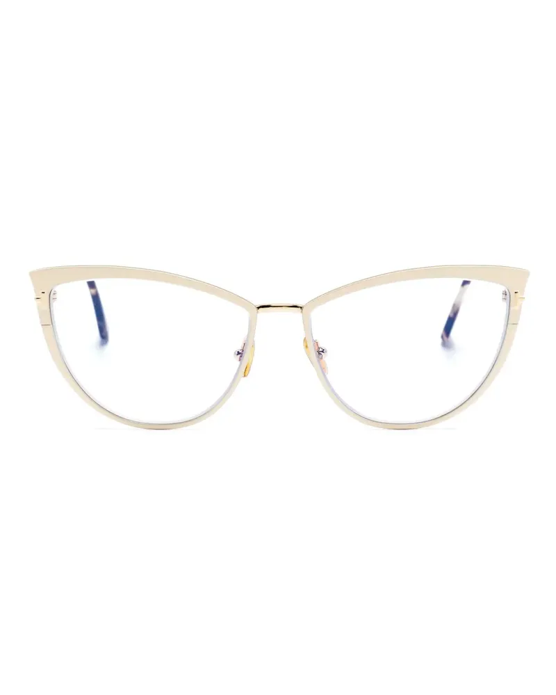 Tom Ford Brille mit Cat-Eye-Gestell - Nude Nude