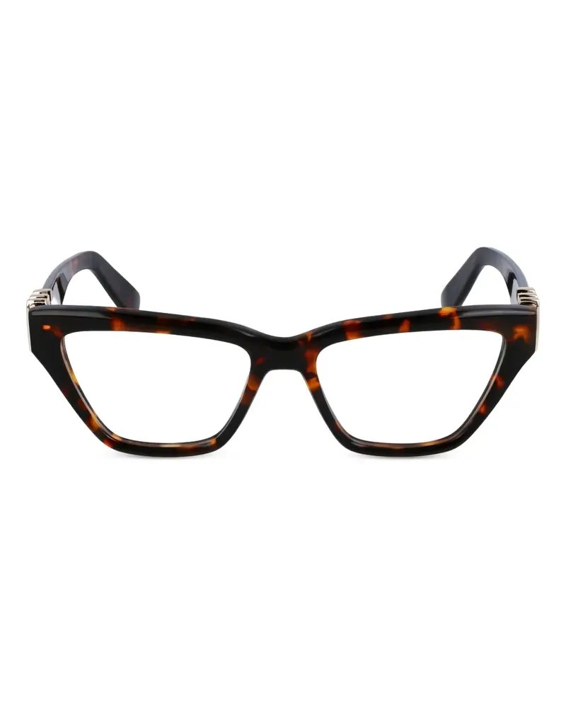 Lanvin Brille mit Cat-Eye-Gestell - Braun Braun