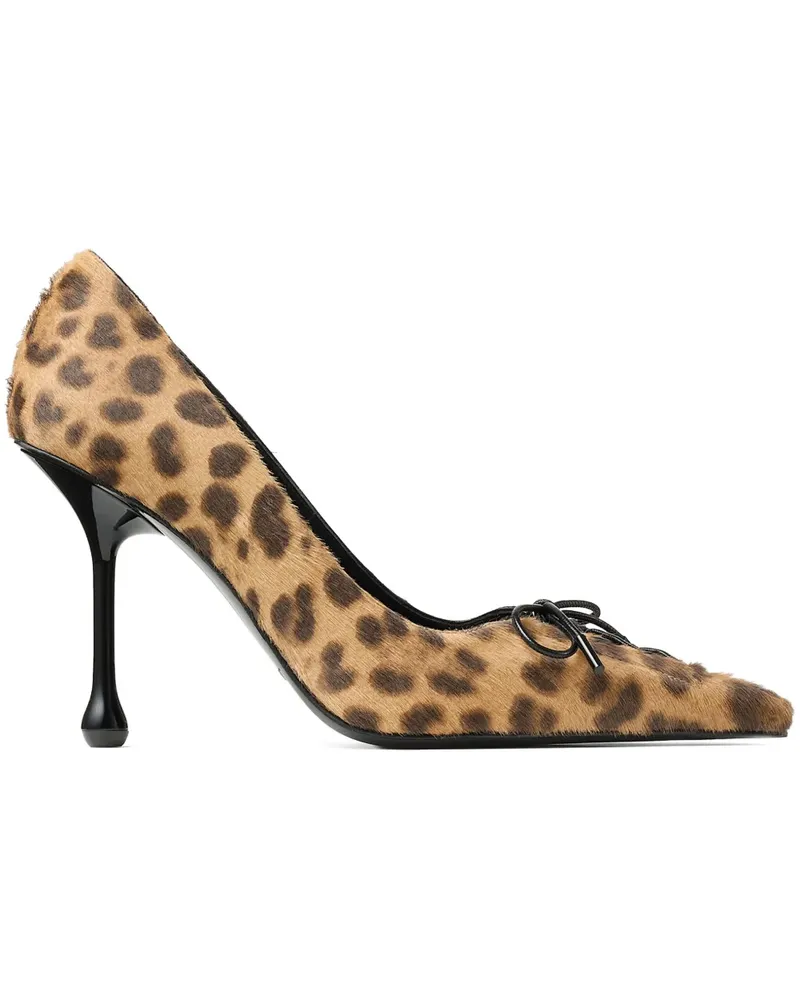 Jimmy Choo Scarlett Pumps mit Leoparden-Print 95mm - Braun Braun
